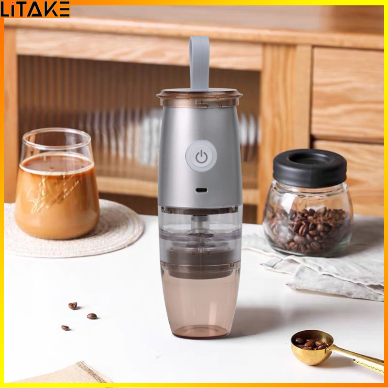 Litake Portable Electric Coffee Grinder With 5 Precise Grind Settings Usb Charging Automatic Coffee Bean Grinder Mill ราคา 781 บาท*ส่งฟรี